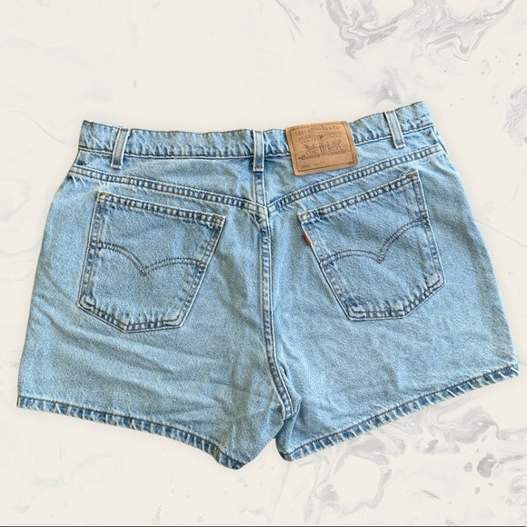Levi’s | Vintage Levi’s orange tab jean shorts made in the USA - Picture 2 of 9